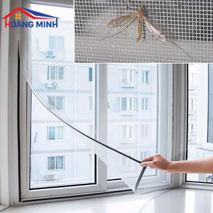 Cửa lưới chống muỗi giúp ngăn chặn tuyệt 
đối sự xâm nhập của muỗi và các loại côn trùng
